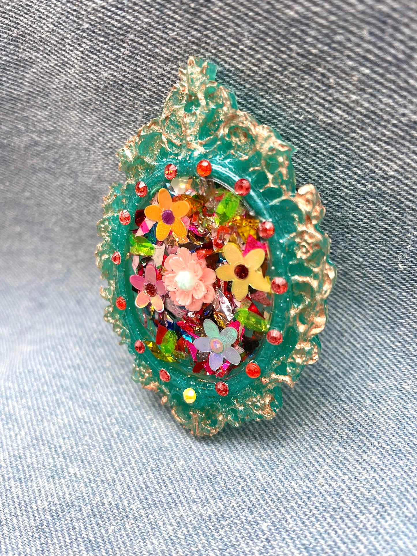 Unique fairy brooch "Senna" - Handmade - Online exclusive