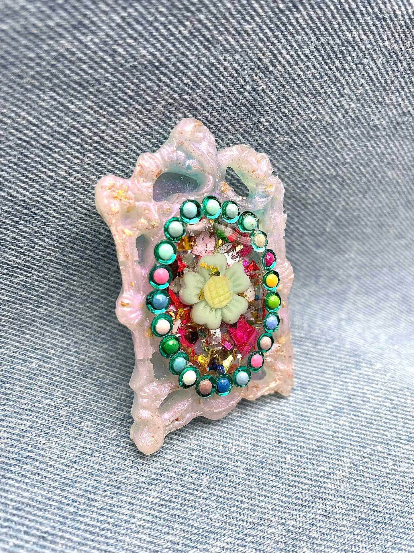 Broche féérique unique "Hua" - Fait main - Exclusivité en ligne