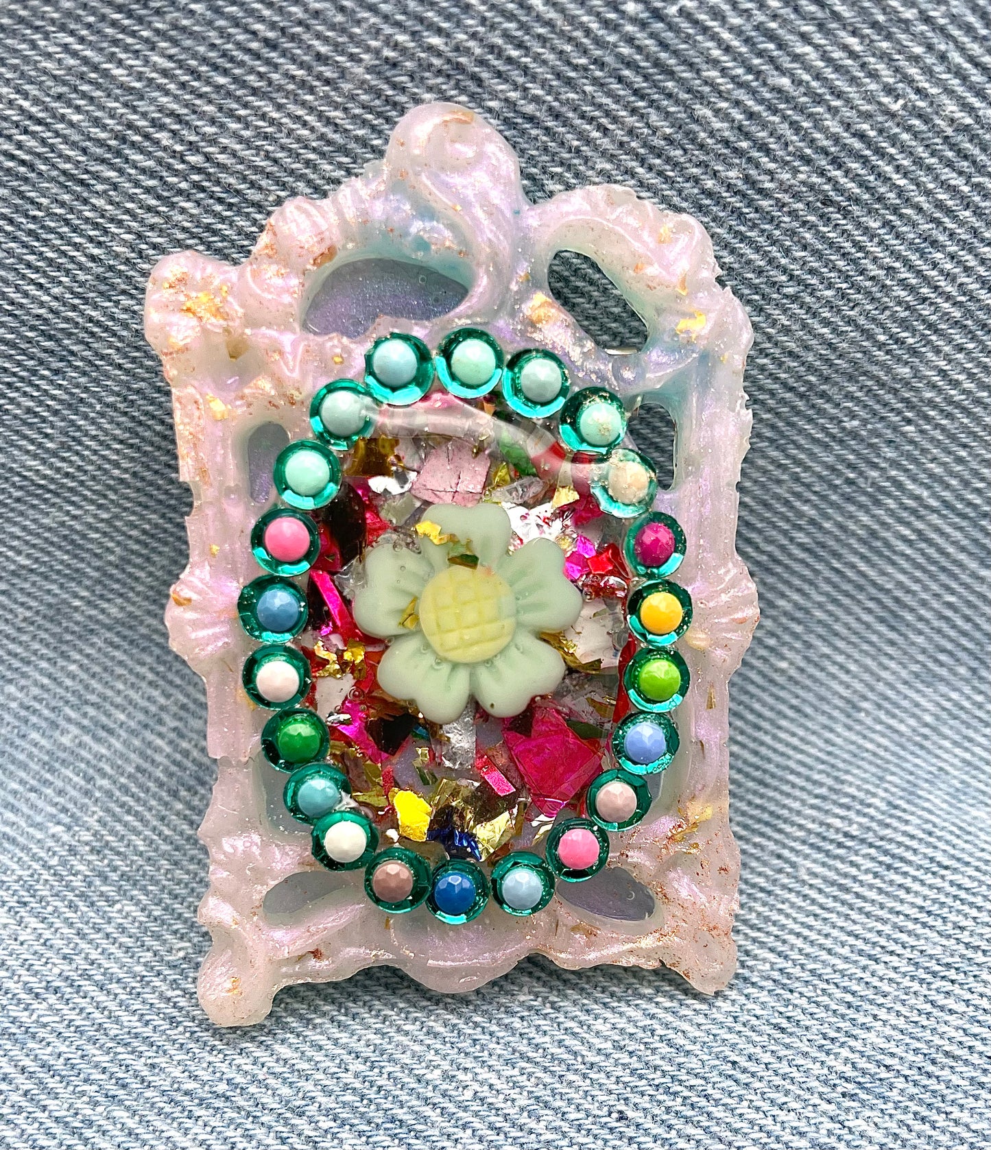 Broche féérique unique "Hua" - Fait main - Exclusivité en ligne