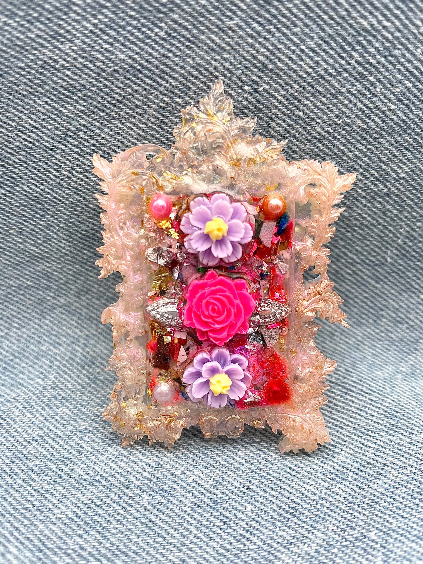 Magical and unique brooch "Malika" - Handmade - Online exclusive