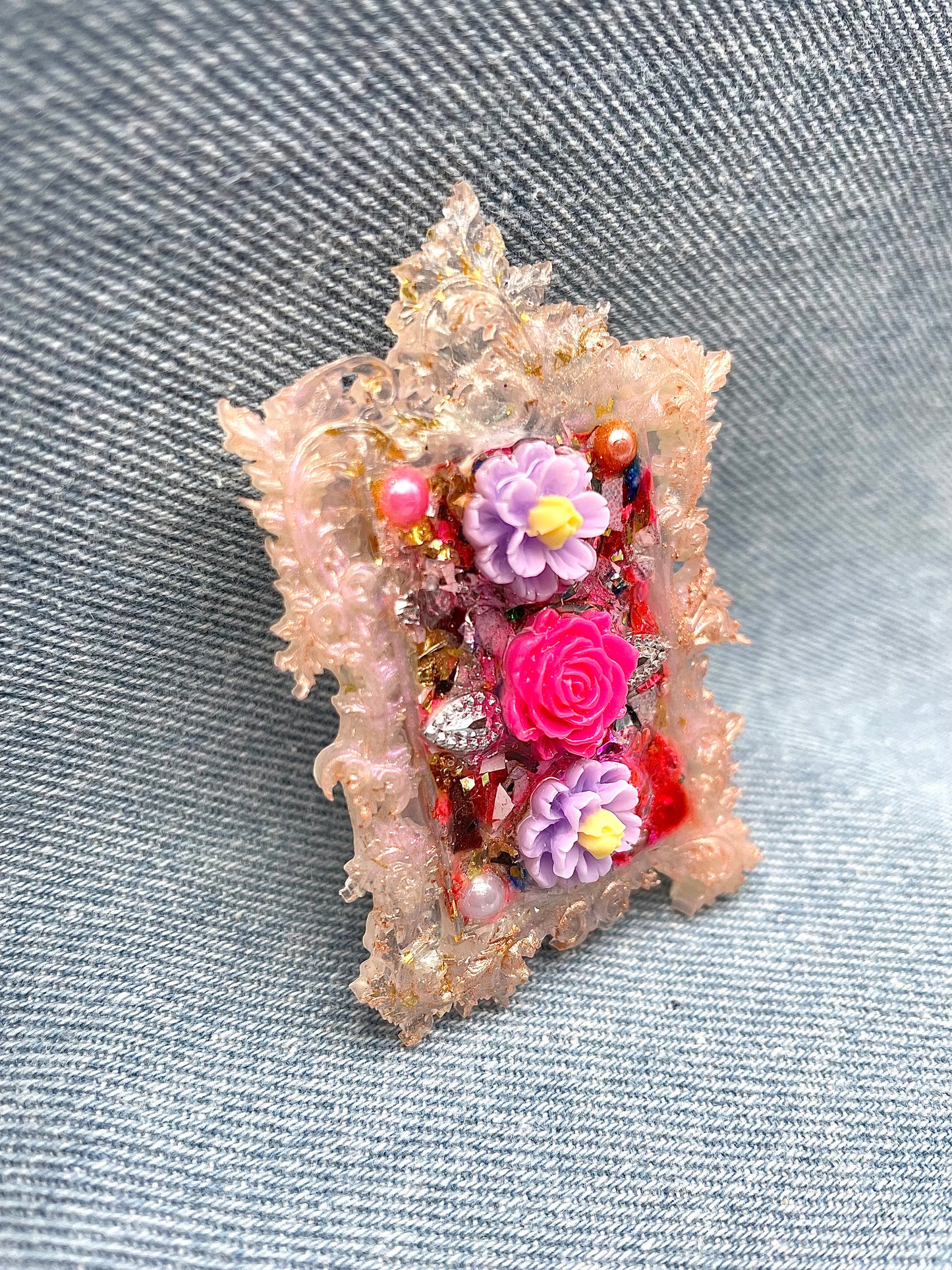 Magical and unique brooch "Malika" - Handmade - Online exclusive