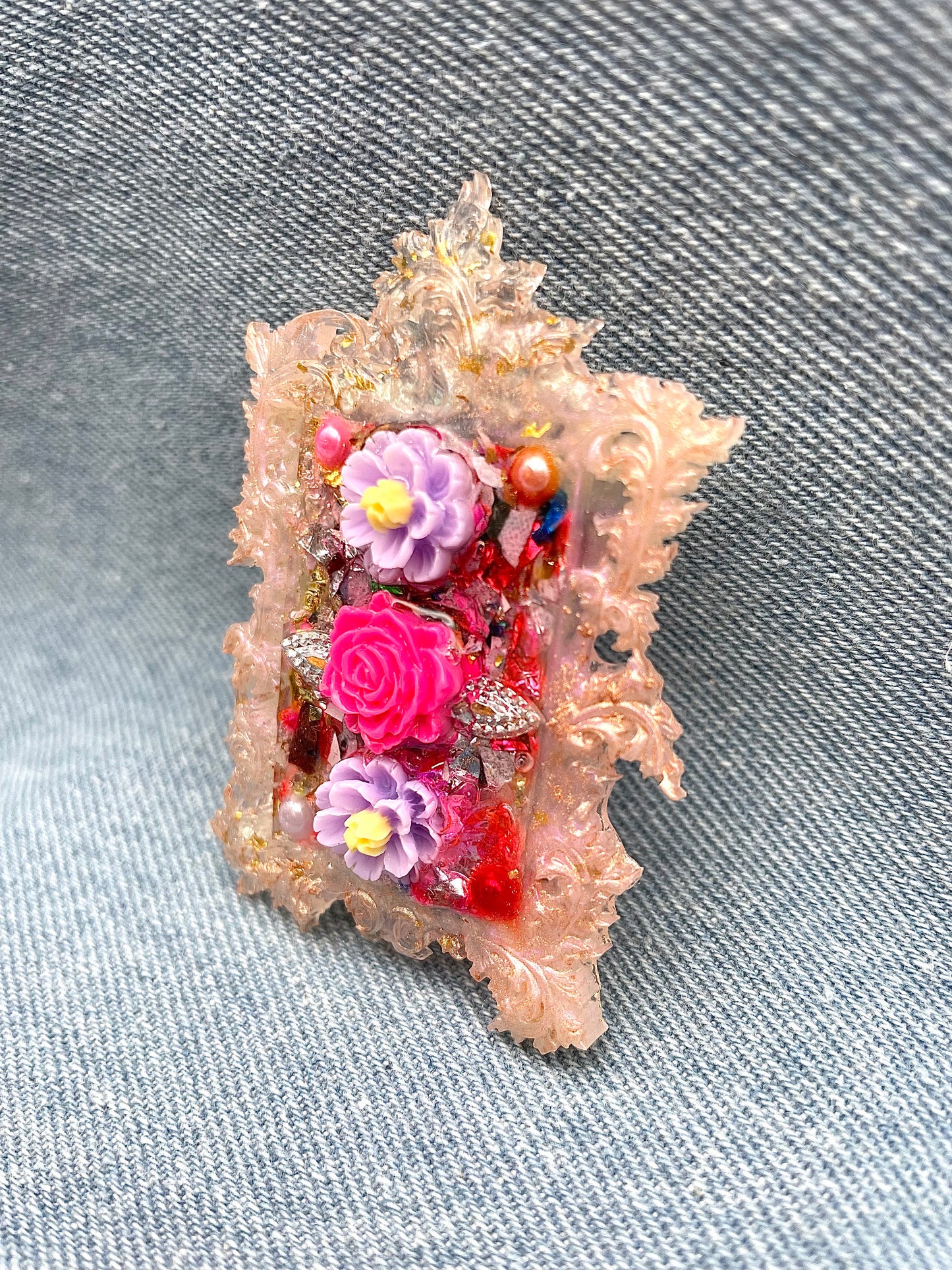 Magical and unique brooch "Malika" - Handmade - Online exclusive