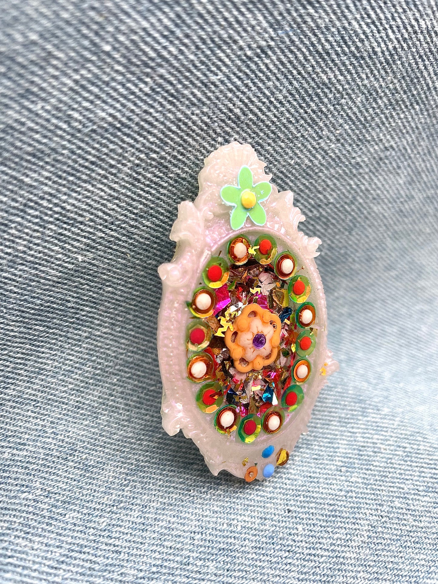 Unique Fairy Brooch "Flora" - Handmade - Online Exclusive