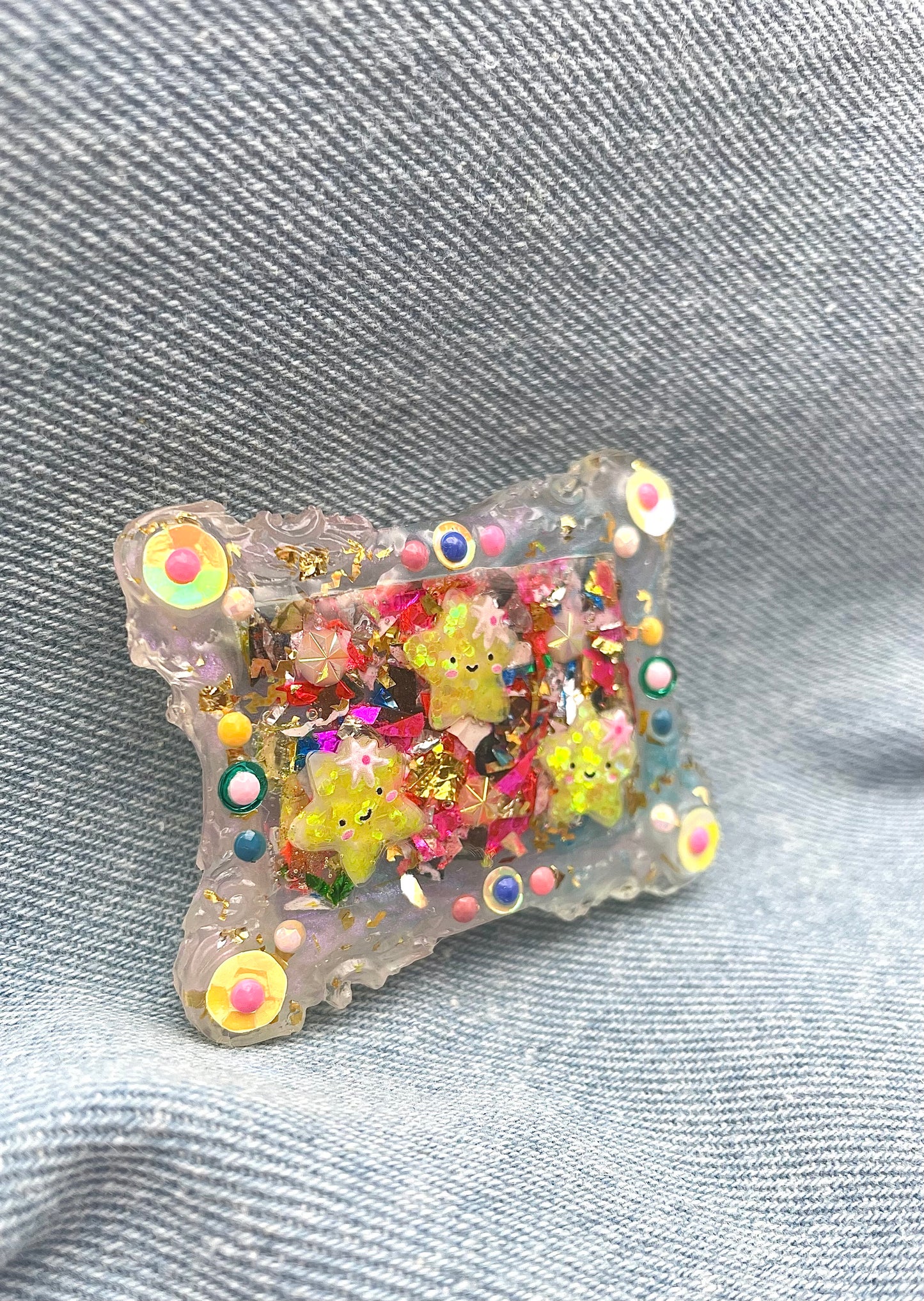 Fairytale and unique brooch "Stella" - Handmade - Online exclusive