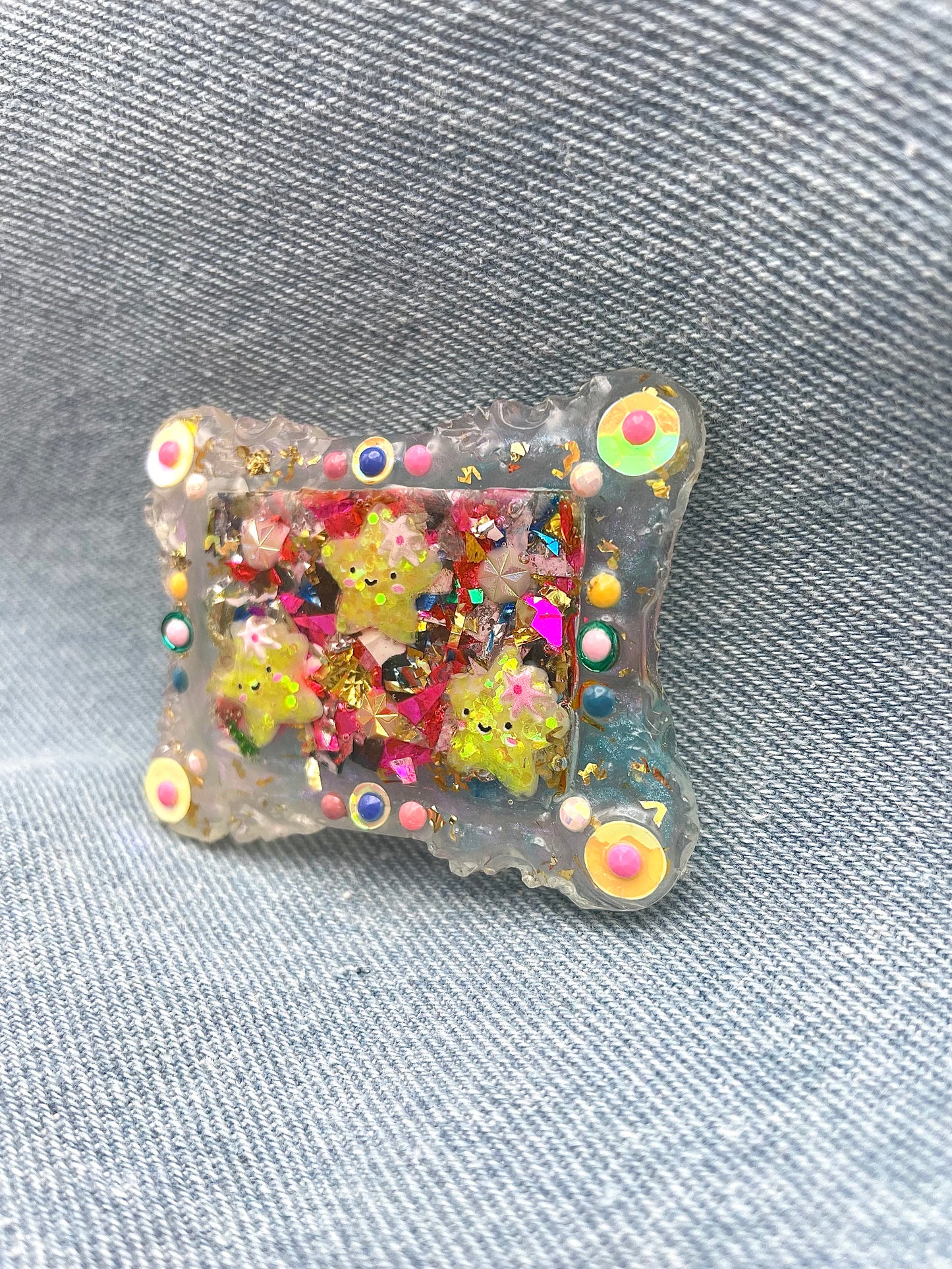 Fairytale and unique brooch "Stella" - Handmade - Online exclusive