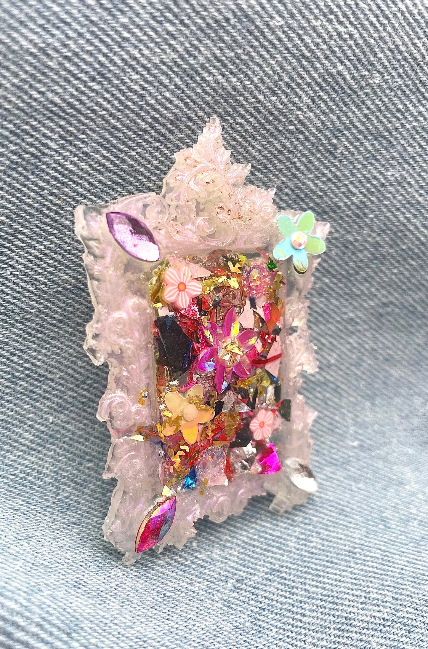 Unique fairy brooch "Paletta" - Handmade - Online exclusive