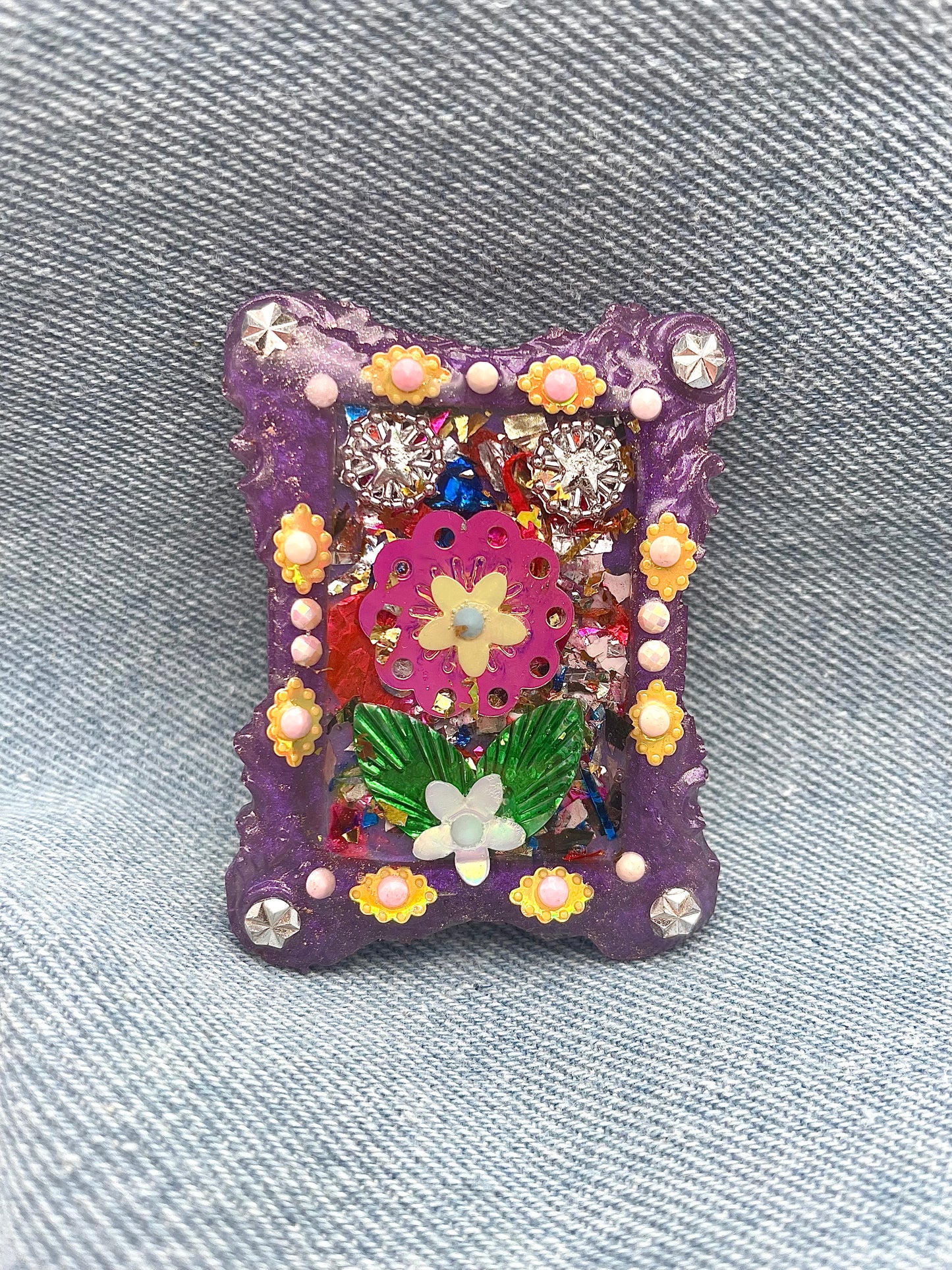 Unique fairy brooch "Fioleta" - Handmade - Online exclusive