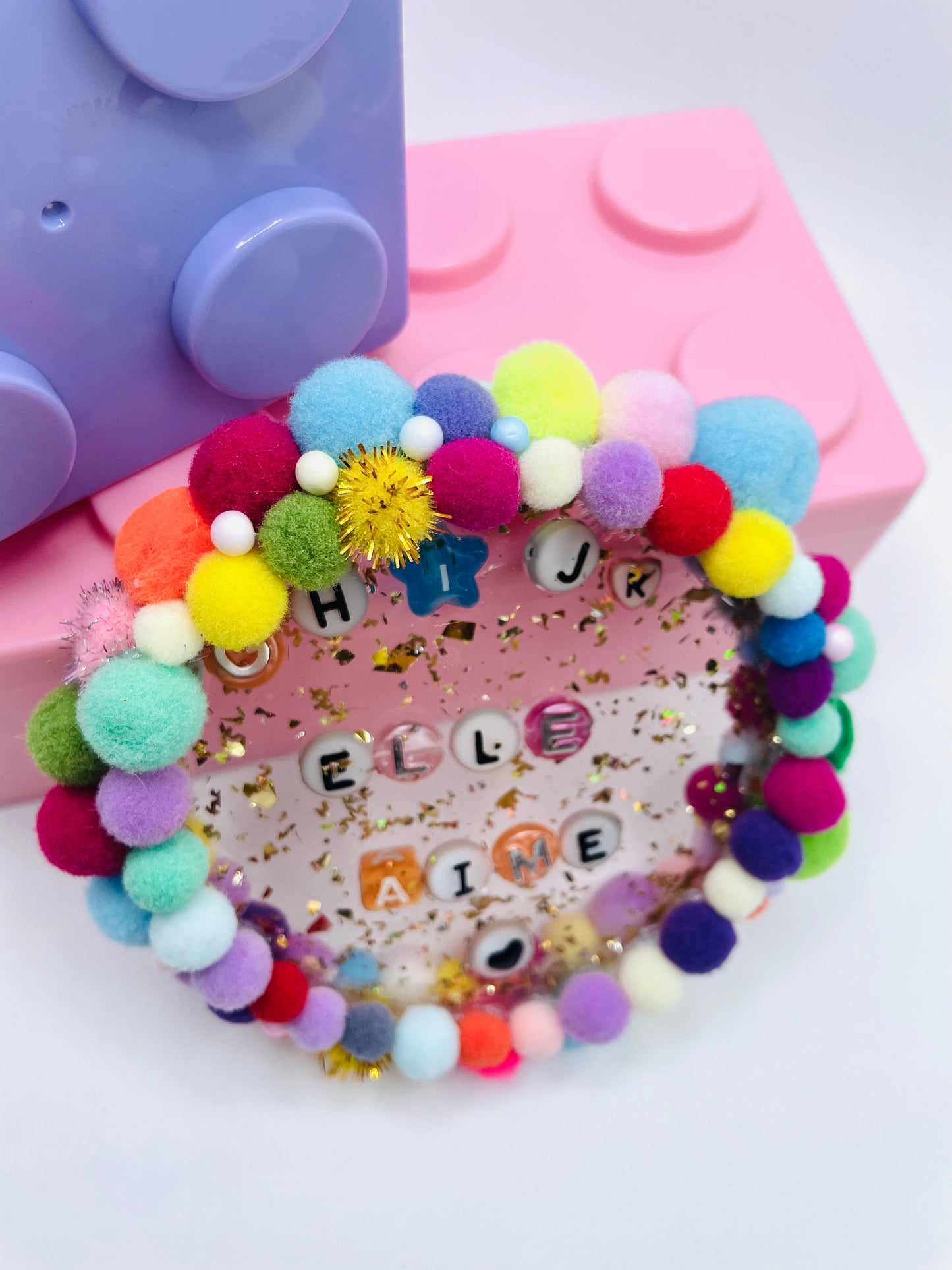 Suspension inspirante - "G H I J K Elle aime"