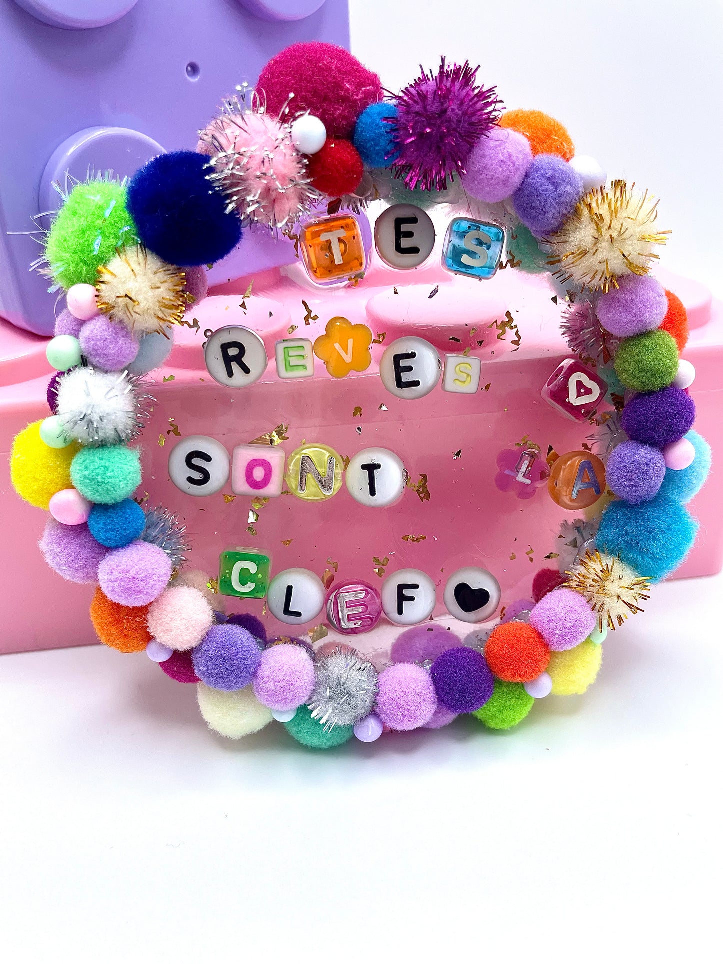 Inspiring Resin Hanging - "Your Dreams are the Key"