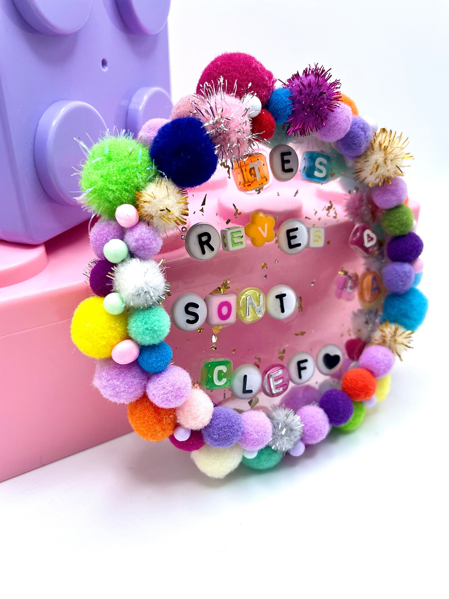 Inspiring Resin Hanging - "Your Dreams are the Key"