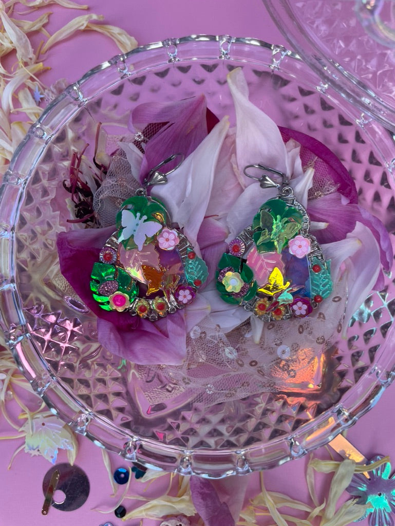 Boucles d’oreilles féériques et légères – "Jardin Céleste" -  Collection Été 2025