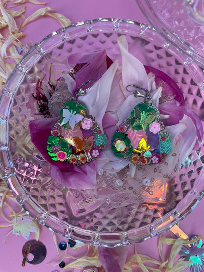 Boucles d’oreilles féériques et légères – "Jardin Céleste" -  Collection Été 2025