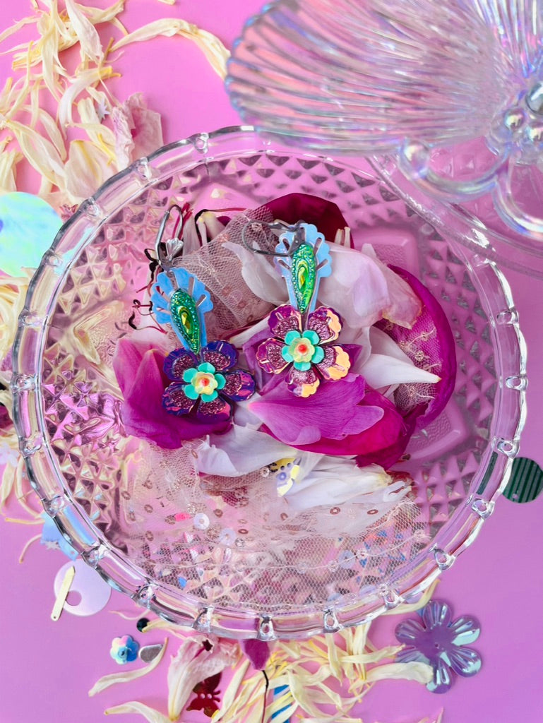 Boucles d’oreilles féériques et légères – "Jardin de sirènes" -  Collection Été 2025