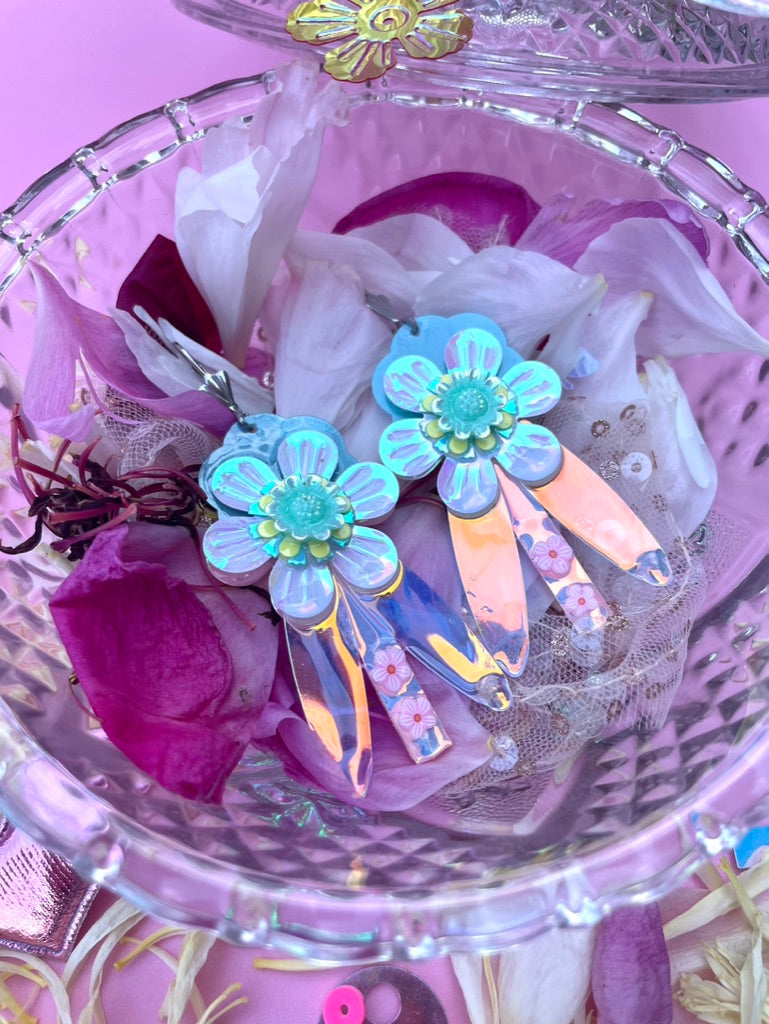 Boucles d’oreilles féériques et légères – "Fée du soleil" -  Collection Été 2025