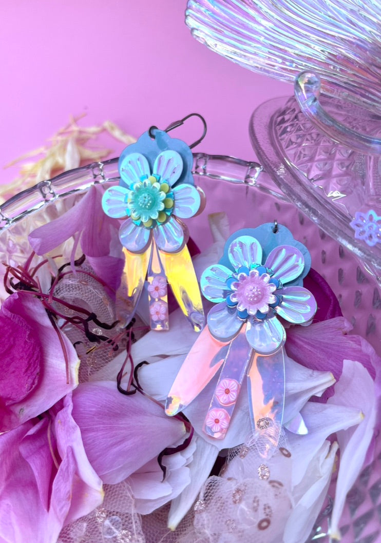 Boucles d’oreilles féériques et légères – "Fée du soleil" -  Collection Été 2025
