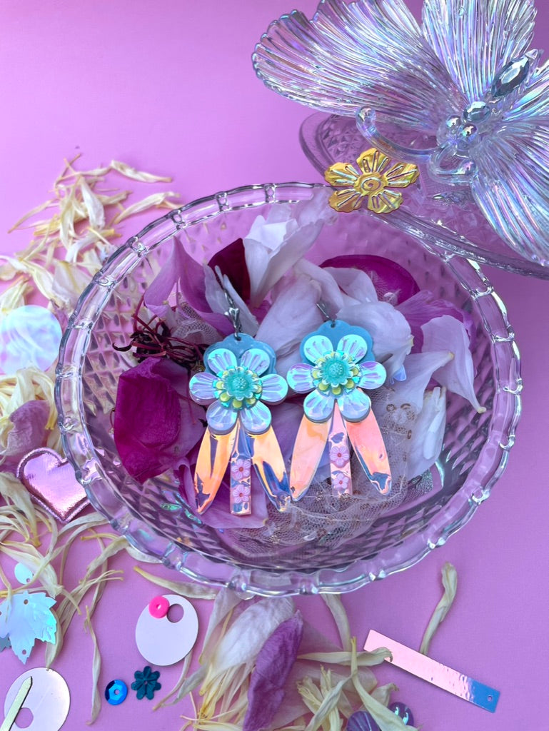 Boucles d’oreilles féériques et légères – "Fée du soleil" -  Collection Été 2025