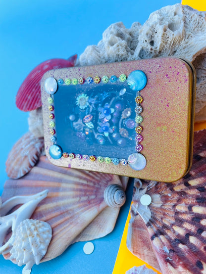 Boîte de Curiosité Fantastique - Création Originale Artisanale - Poisson "Ombre-Mémoire"