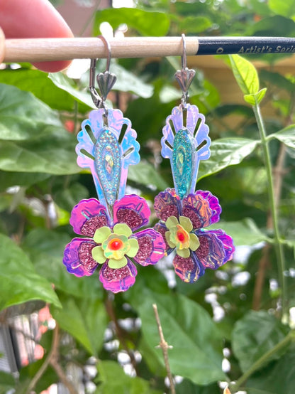 Boucles d’oreilles féériques et légères – "Jardin de sirènes" -  Collection Été 2025