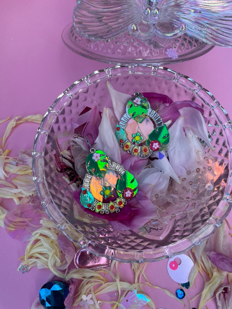 Boucles d’oreilles féériques et légères – "Jardin Céleste" -  Collection Été 2025
