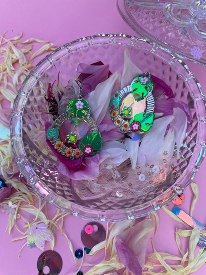Boucles d’oreilles féériques et légères – "Jardin Céleste" -  Collection Été 2025