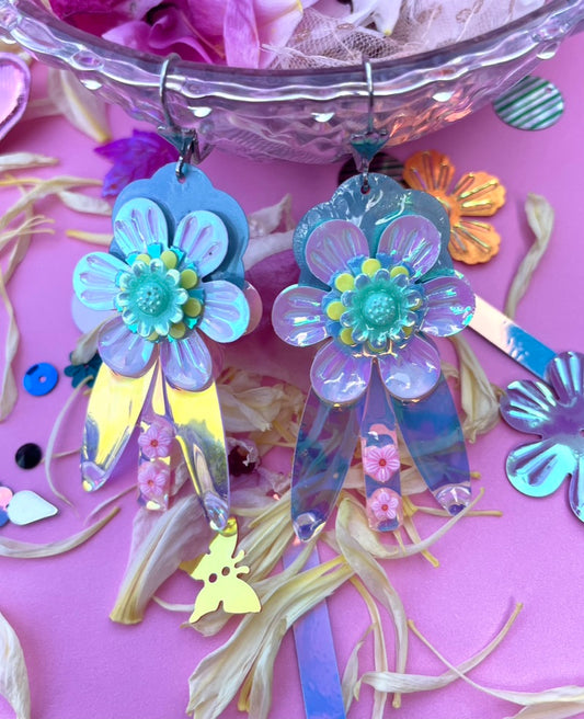 Boucles d’oreilles féériques et légères – "Fée du soleil" -  Collection Été 2025