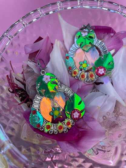 Boucles d’oreilles féériques et légères – "Jardin Céleste" -  Collection Été 2025
