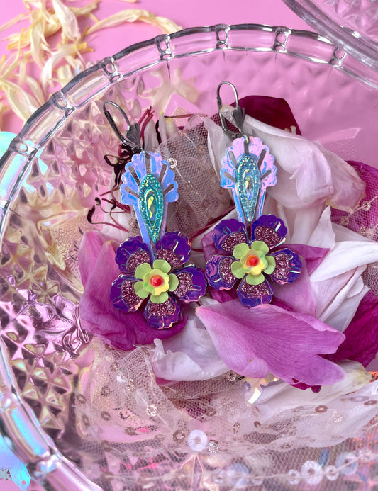 Boucles d’oreilles féériques et légères – "Jardin de sirènes" -  Collection Été 2025