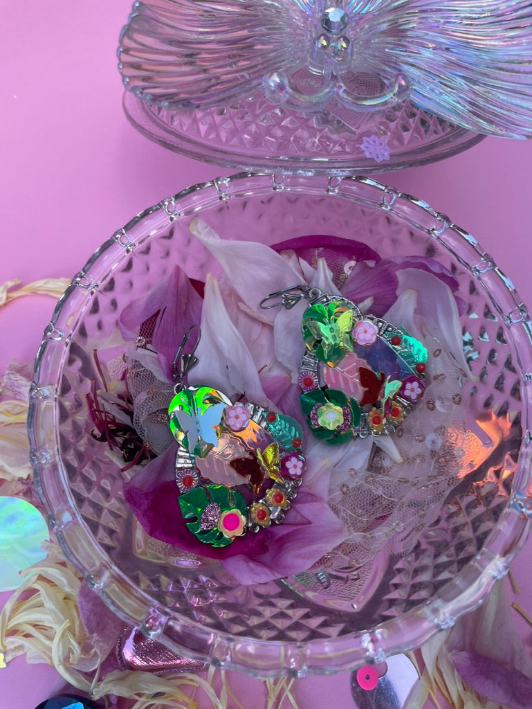 Boucles d’oreilles féériques et légères – "Jardin Céleste" -  Collection Été 2025
