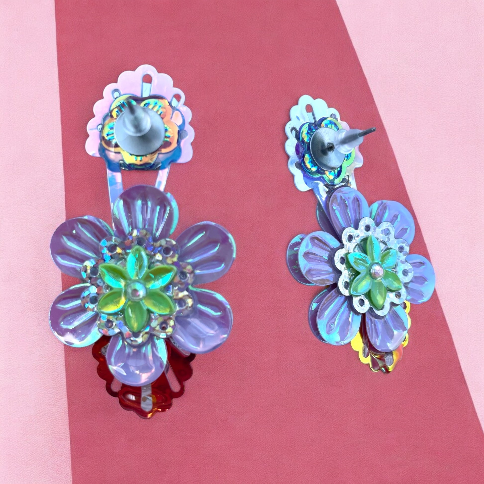 Boucles d'oreilles en sequins féériques faites main par Lily était une fois, apportant une touche magique et une connexion avec votre enfant intérieur