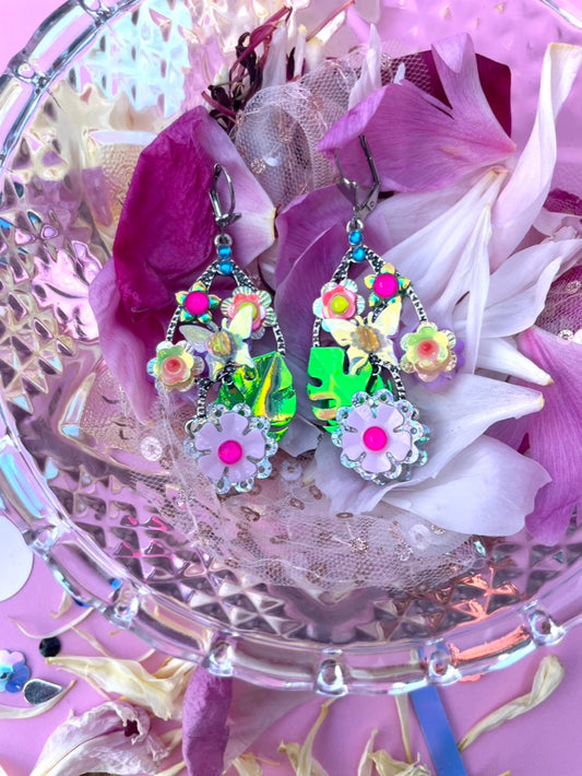 Boucles d’oreilles féériques et légères – "Parfum de Pétales" -  Collection Été 2025