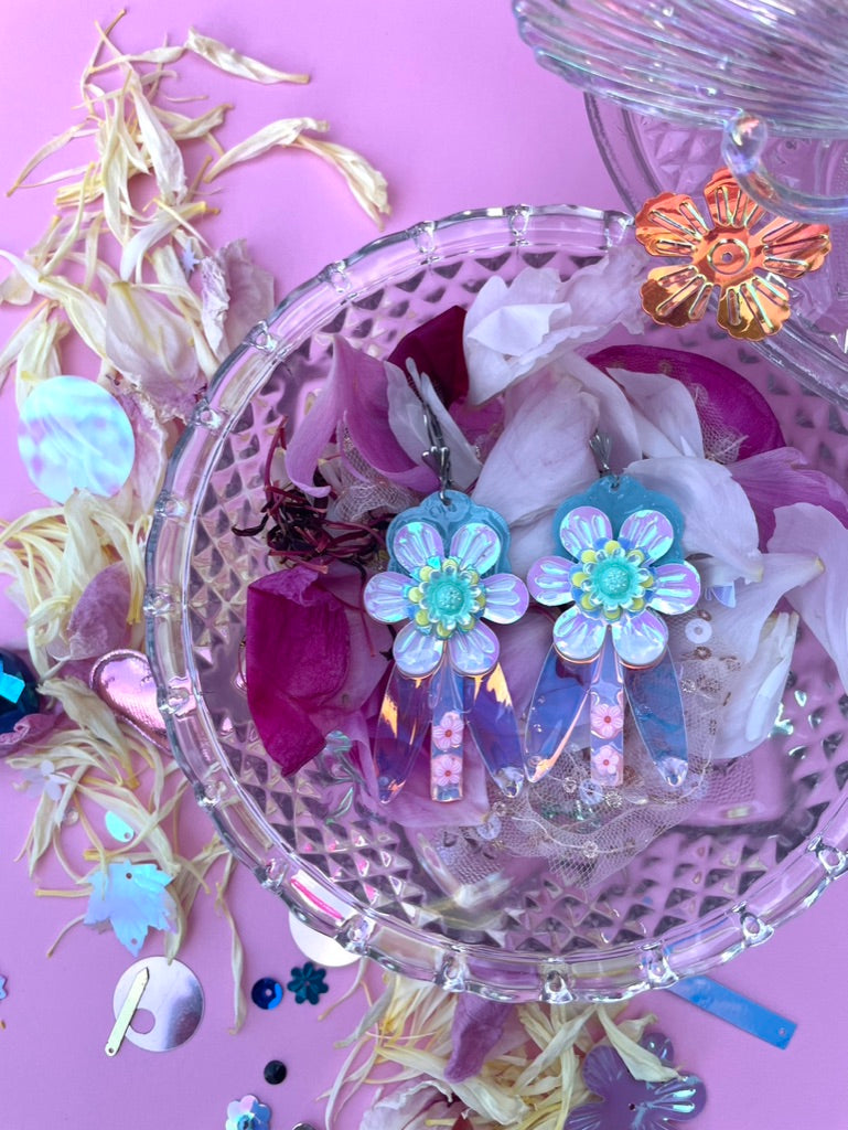 Boucles d’oreilles féériques et légères – "Fée du soleil" -  Collection Été 2025