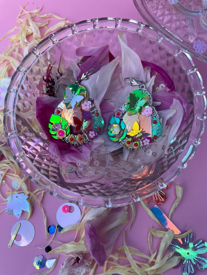 Boucles d’oreilles féériques et légères – "Jardin Céleste" -  Collection Été 2025