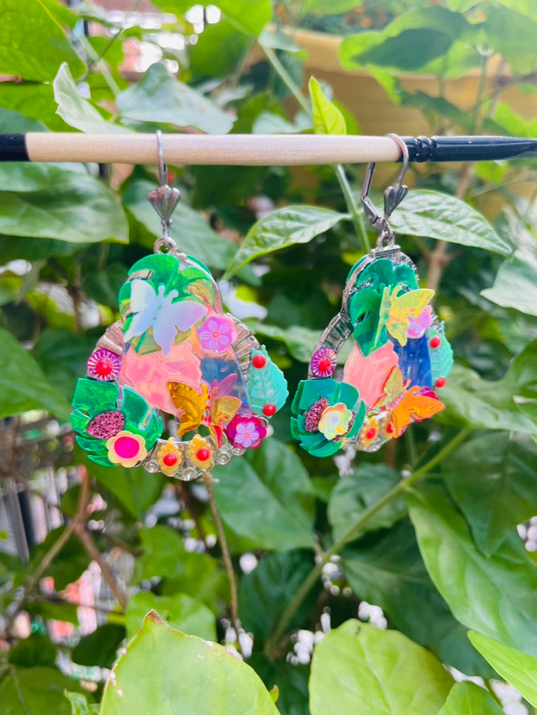 Boucles d’oreilles féériques et légères – "Jardin Céleste" -  Collection Été 2025