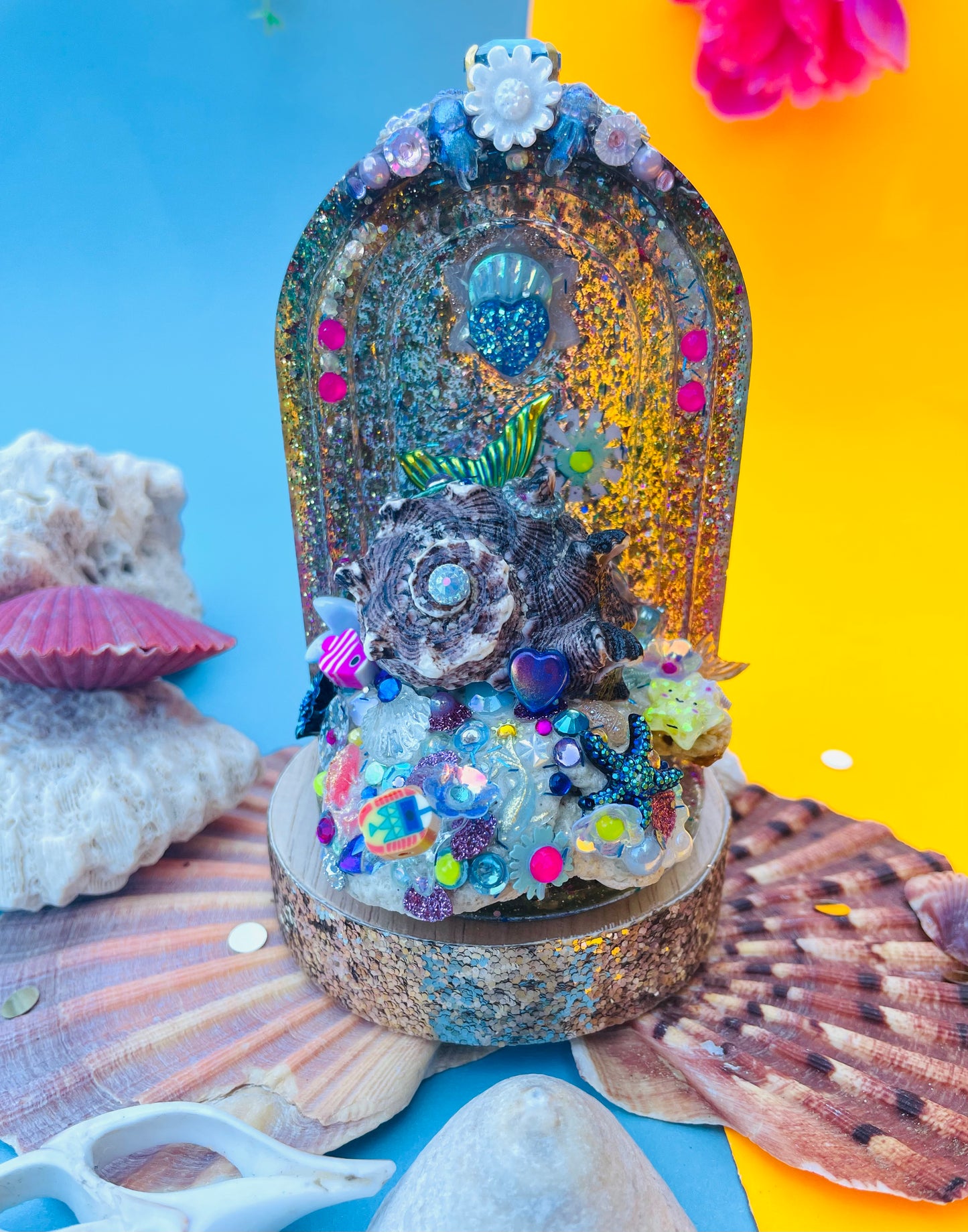 La mini-lampe coquillage - "JIMMY"