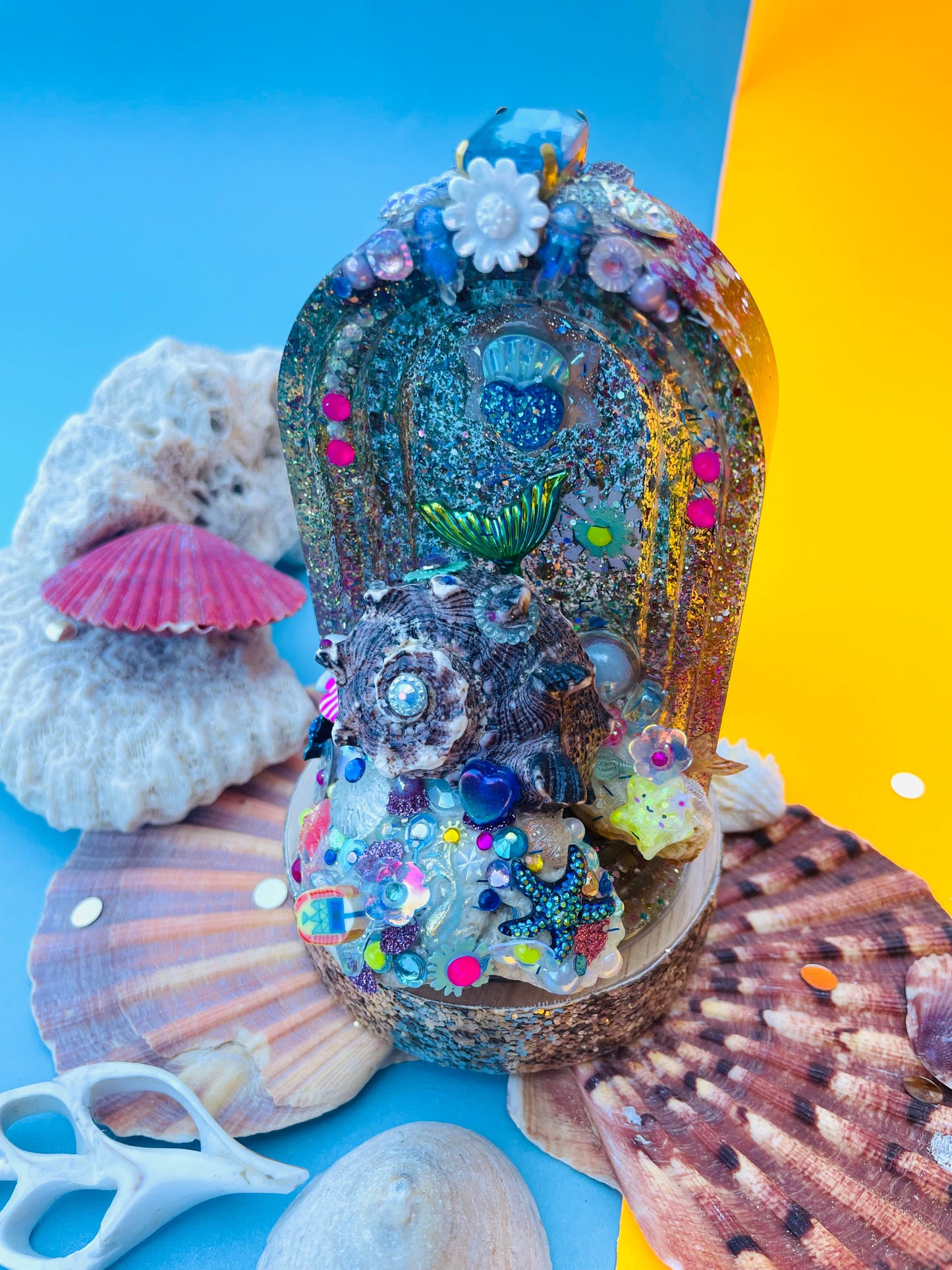 La mini-lampe coquillage - "JIMMY"