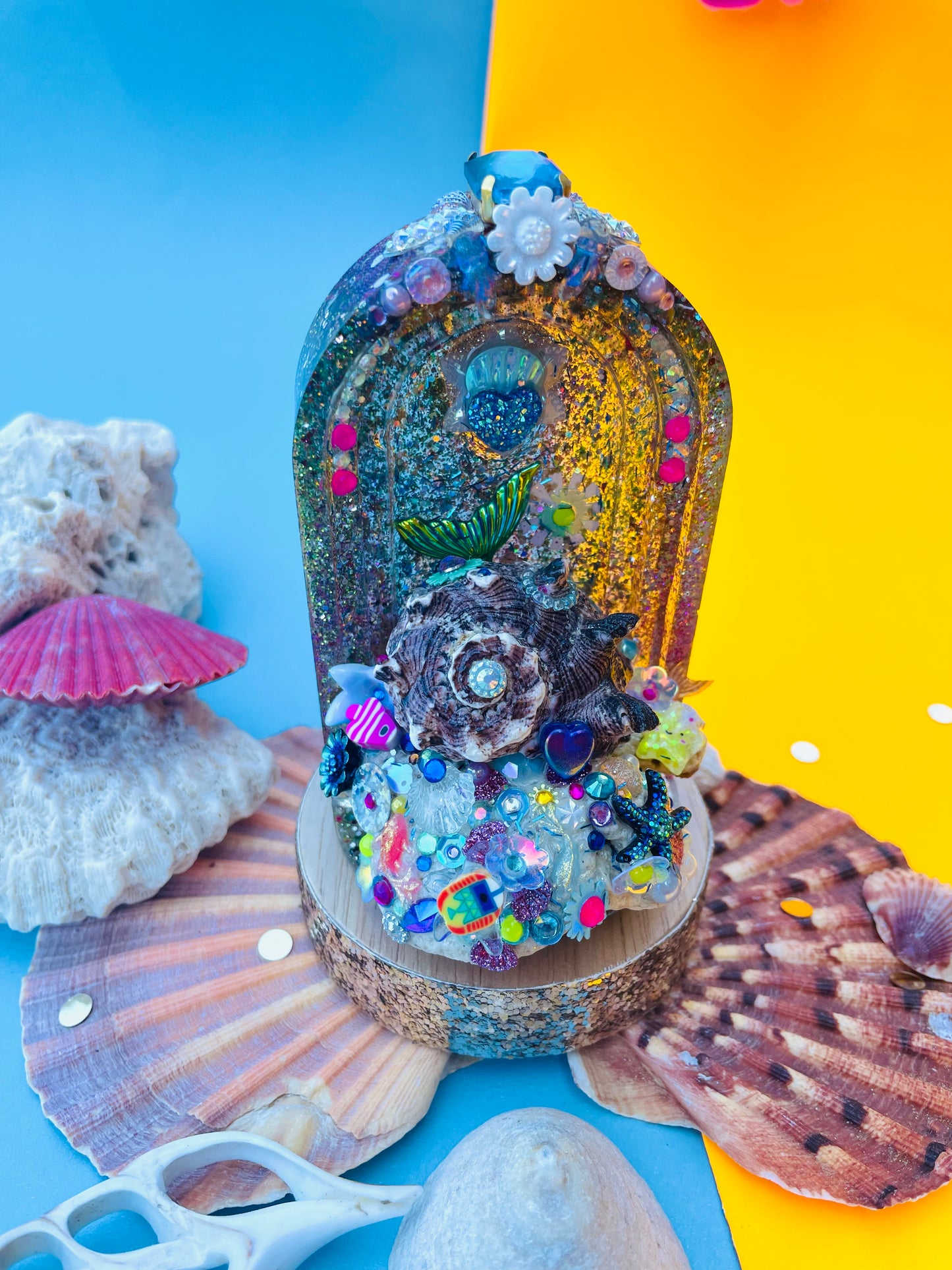 La mini-lampe coquillage - "JIMMY"