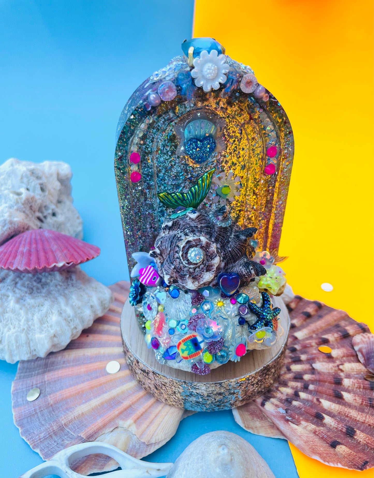 La mini-lampe coquillage - "JIMMY"