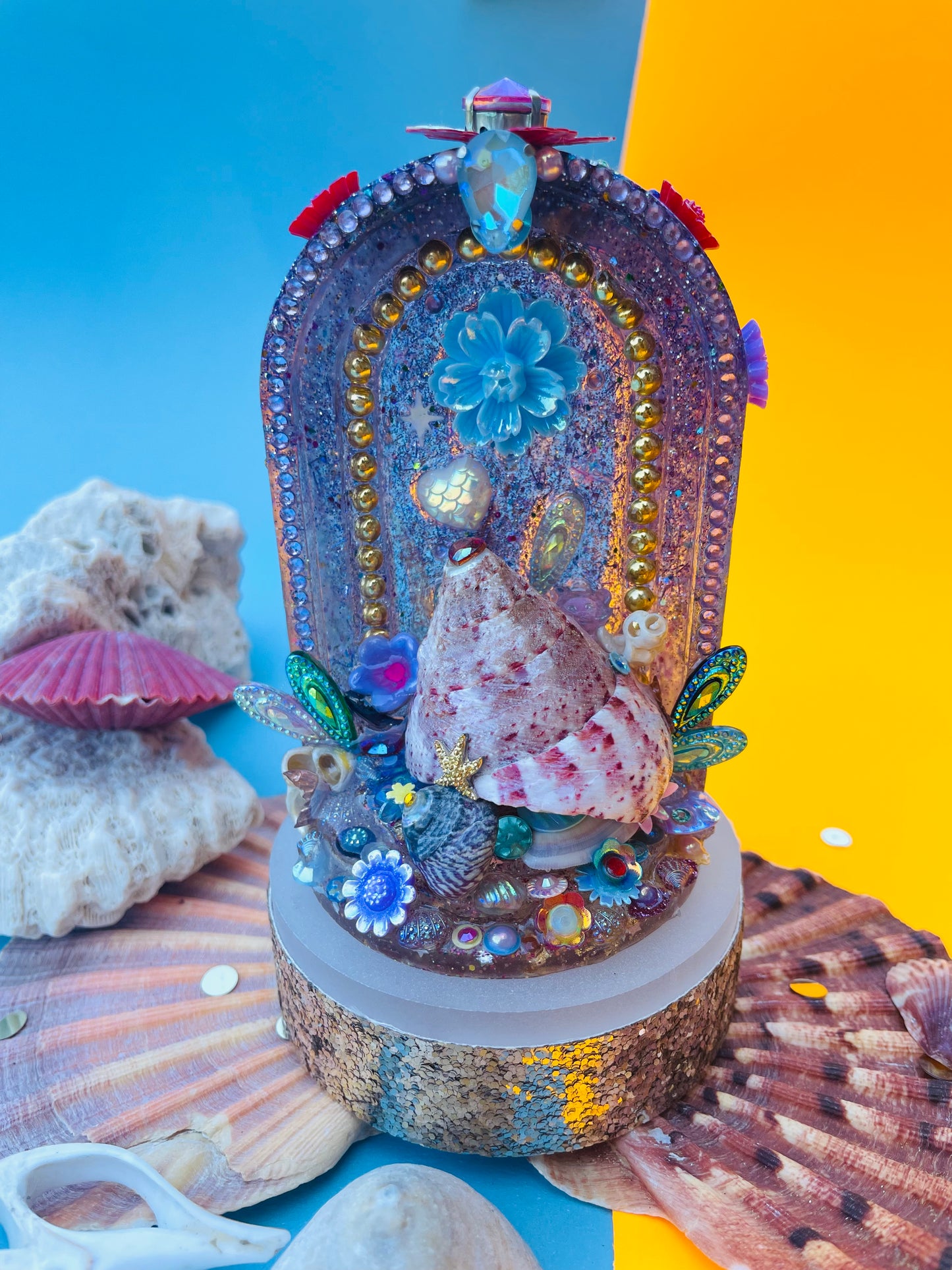 La mini-lampe coquillage - "JOSIE"