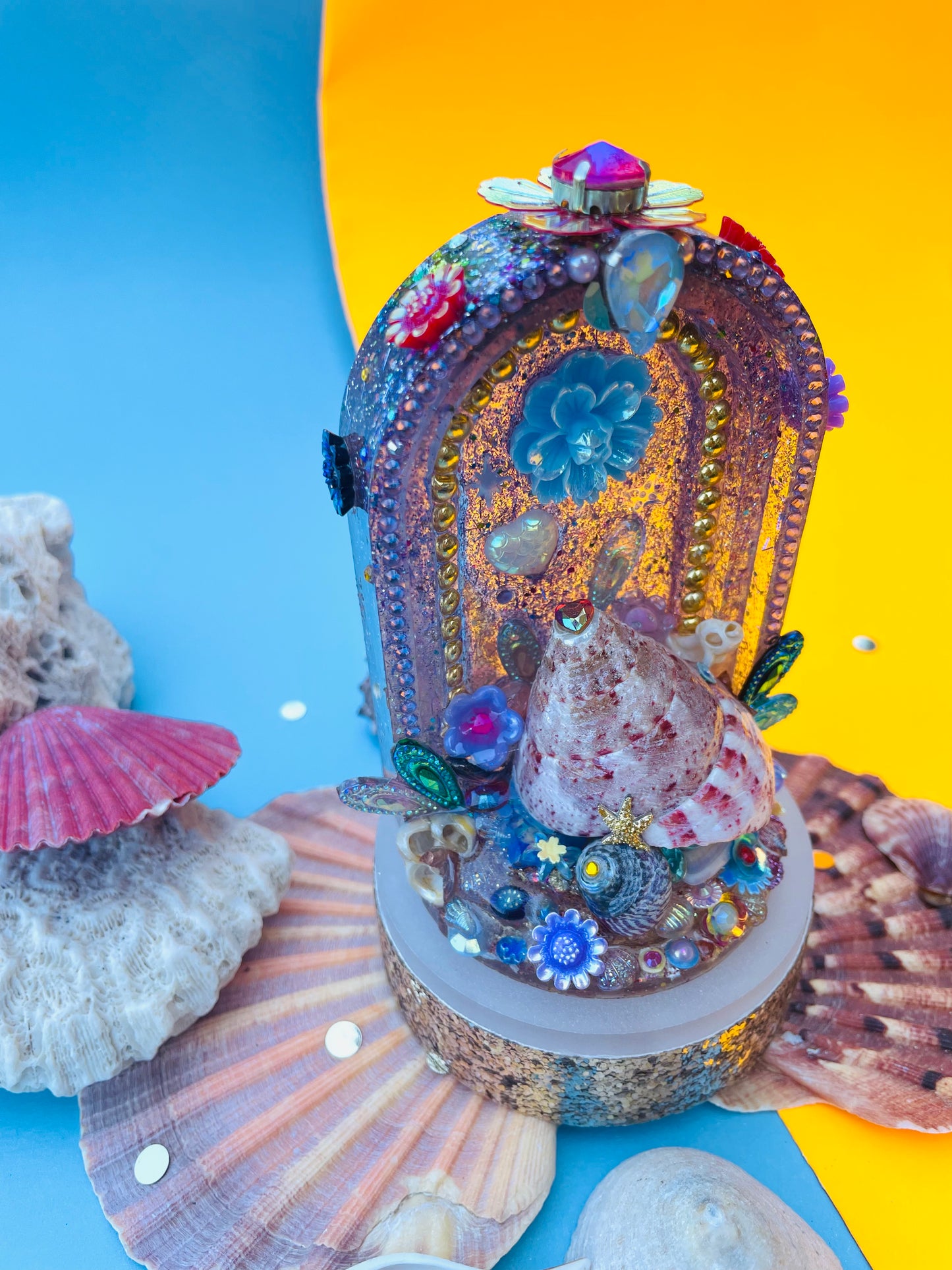 La mini-lampe coquillage - "JOSIE"