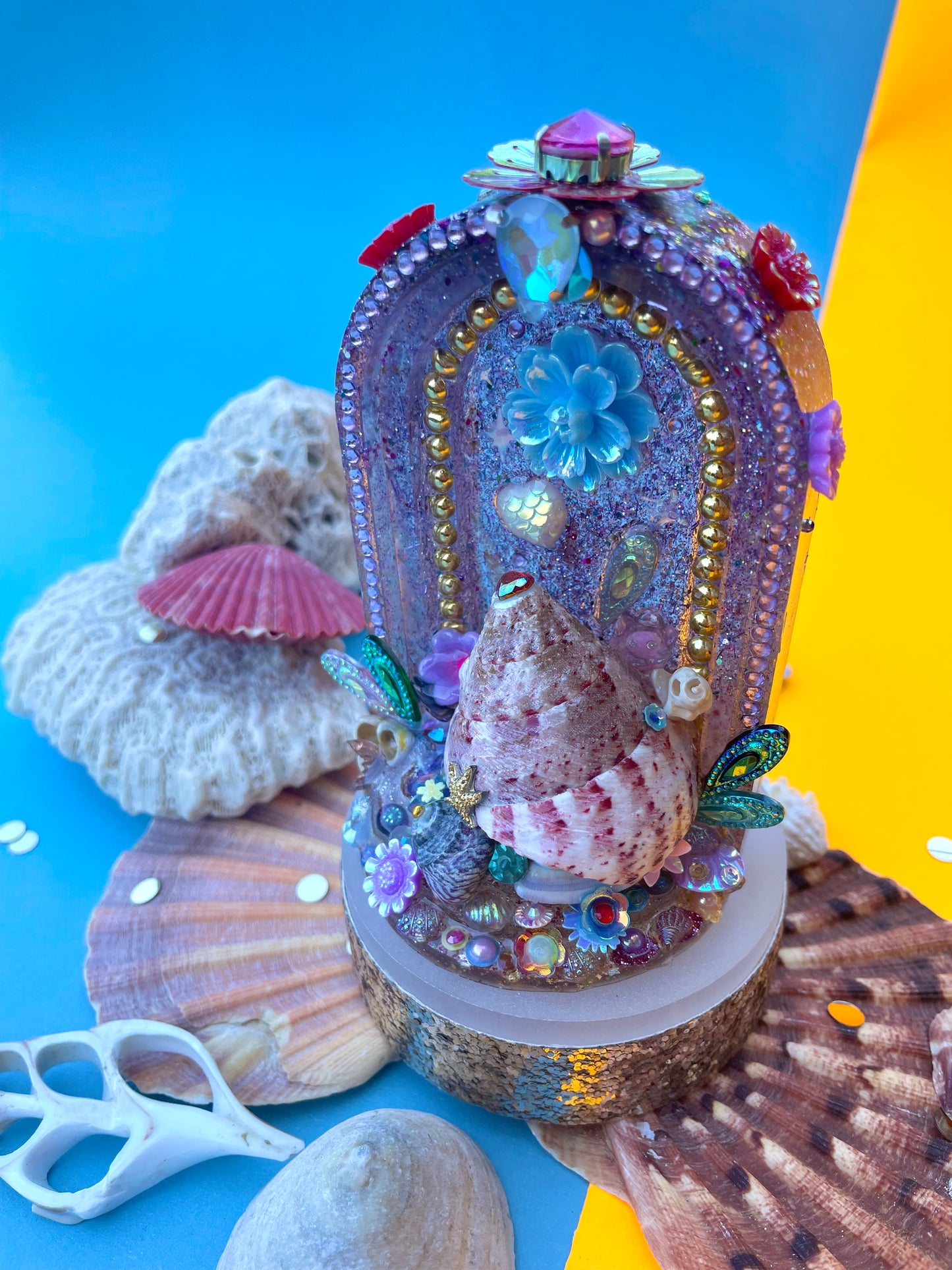 La mini-lampe coquillage - "JOSIE"