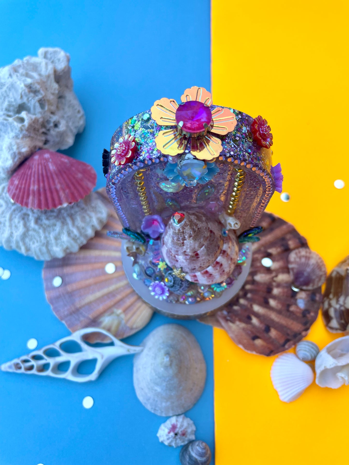 La mini-lampe coquillage - "JOSIE"