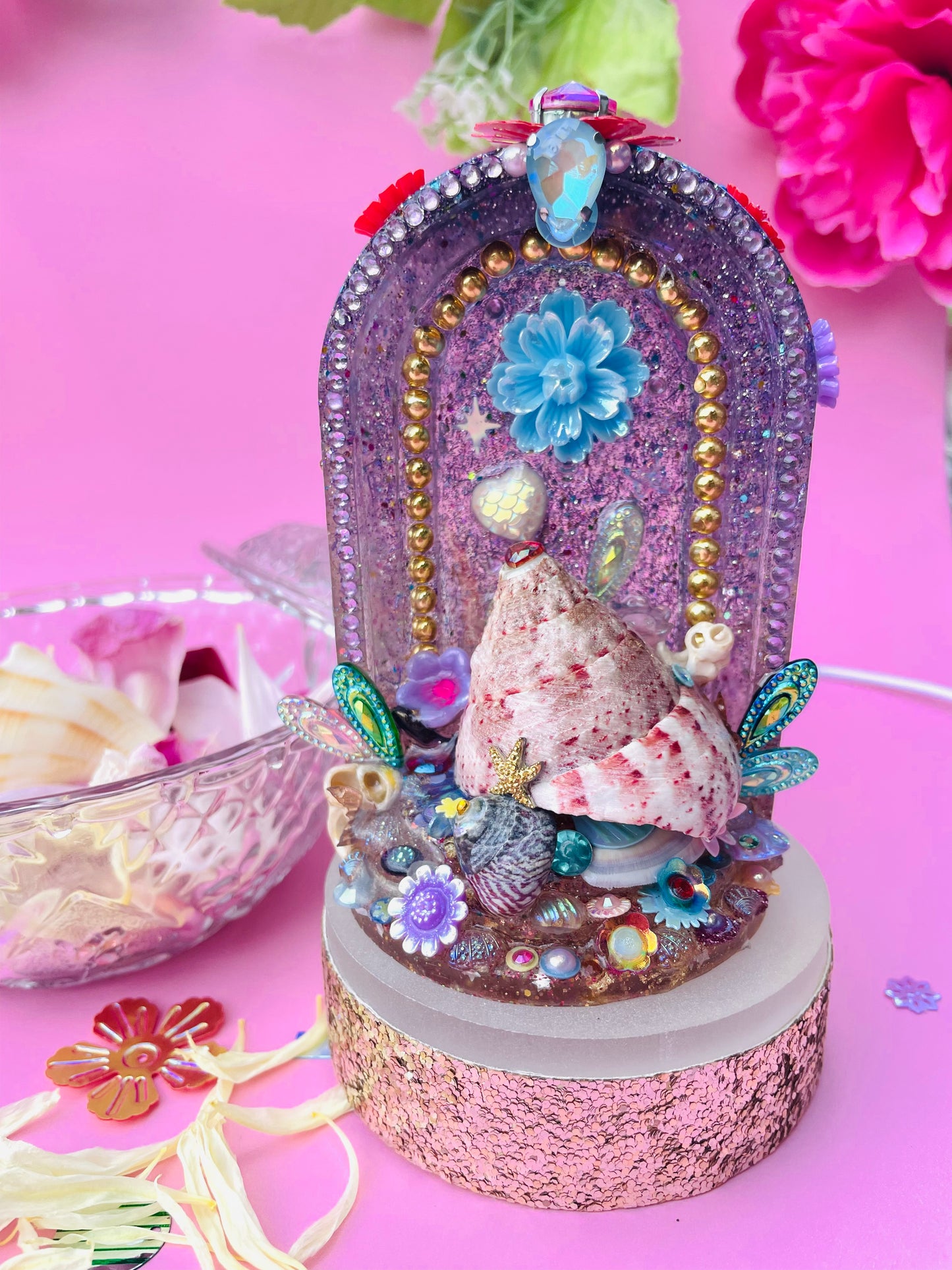 La mini-lampe coquillage - "JOSIE"