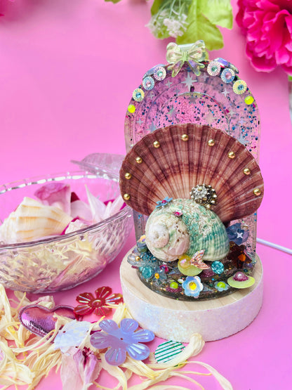 La lampe coquillage - "Marcelle et son petit coquillage"