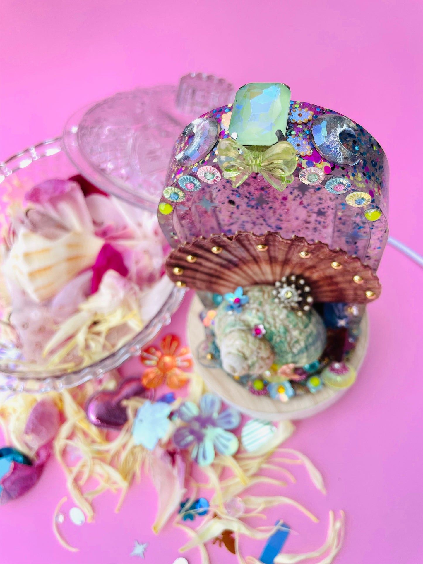 La lampe coquillage - "Marcelle et son petit coquillage"