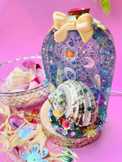 La lampe coquillage - "IRIS et les bijoux perdus"