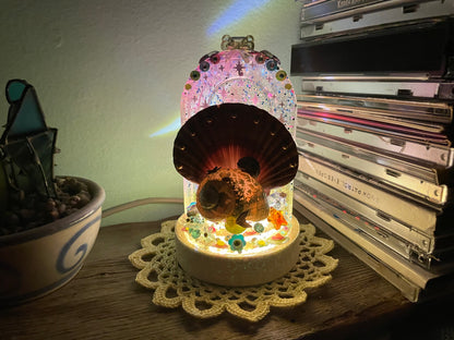 La lampe coquillage - "Marcelle et son petit coquillage"