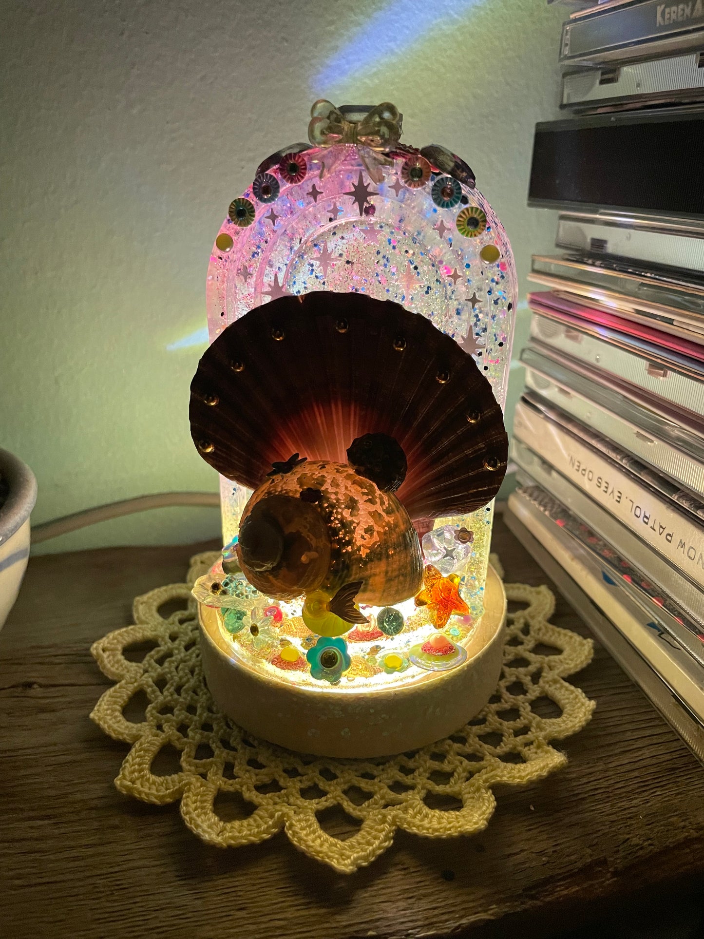 La lampe coquillage - "Marcelle et son petit coquillage"