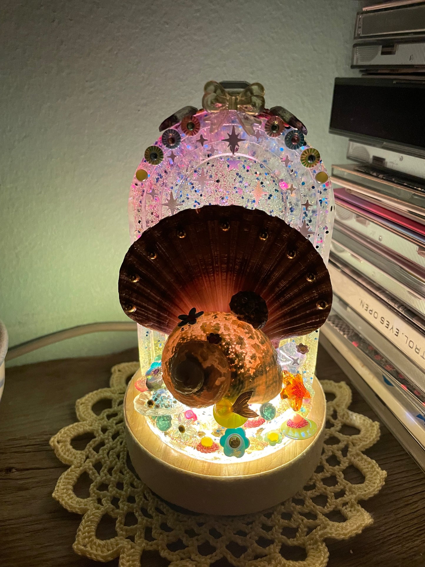 La lampe coquillage - "Marcelle et son petit coquillage"