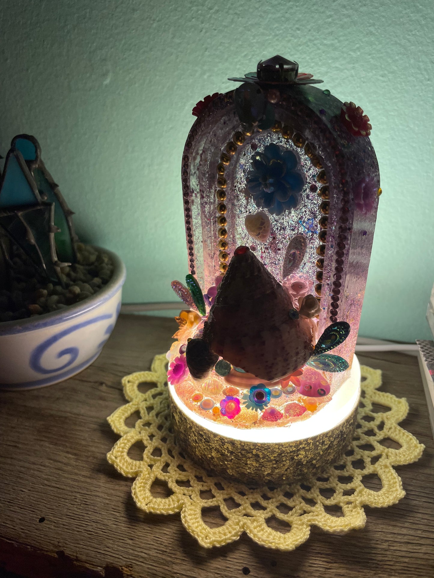 La mini-lampe coquillage - "JOSIE"