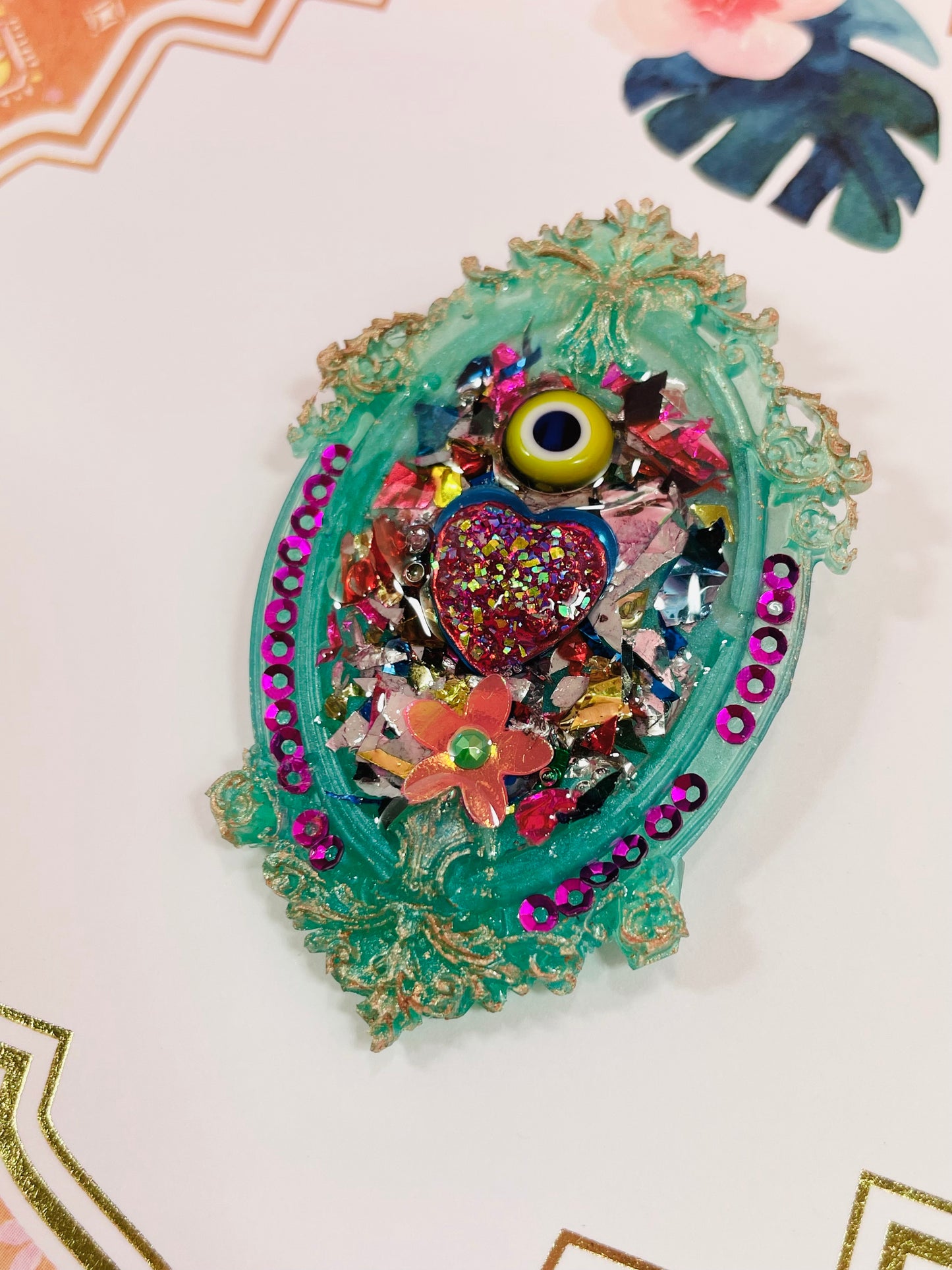 Broche féérique unique "Cyrus" - Fait main - Exclusivité en ligne